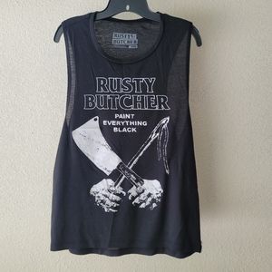 Rusty Butcher Motorcycle Tank